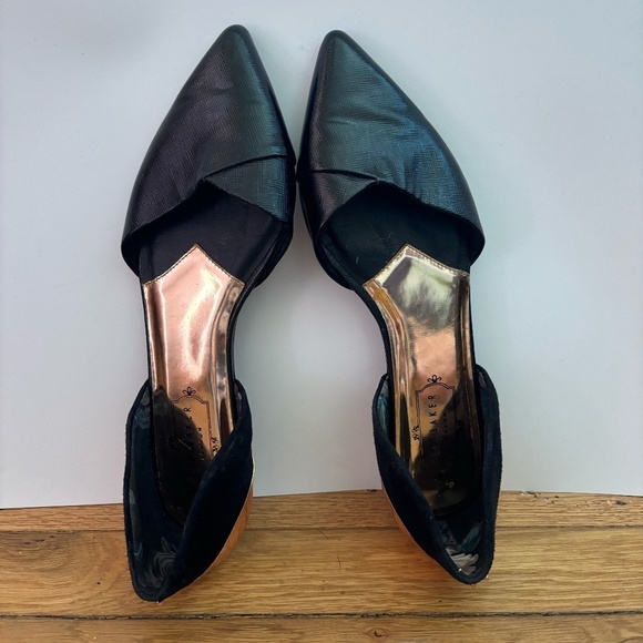 NWOB Ted Baker London Textured Pointed Flat - Picture 7 of 16